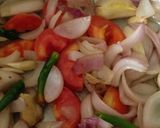 A picture of step 2 of Tuver beans in Hydrabadi gravy.