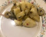 Foto del paso 2 de la receta: Ensalada de papa con aceitunas y alcaparras