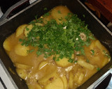 Foto del paso 11 de la receta: Mollejas Leszczynska con chutney de cayote y papas