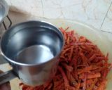 A picture of step 9 of Carrots Achar.