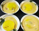A picture of step 5 of Shahi Raajbhog with Rabdi.