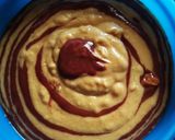 A picture of step 3 of Zebra cake.