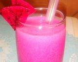 Foto langkah ke 3 dari resep Juice naga merah strawberry 🍹🐉🍓.