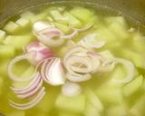 Hình bước làm 4 của món Thịt luộc trộn mắm dưa gang và canh su su