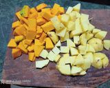 বাদামি কুমড়ো (Peanutty Pumpkin recipe in Bengali) রেসিপি ধাপ - 1 ছবি