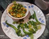 A picture of step 6 of Namkeen sabudana.