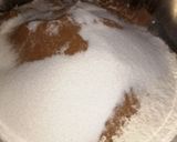 A picture of step 1 of Eggless Almond Brownies.