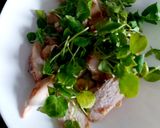 A picture of step 2 of My Left over chicken with Salad & Yogurt Mint Sauce.