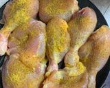 A picture of step 1 of Lemon Pepper Chicken with Cilantro Spaghetti and Vegetable Side.