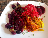 Foto del paso 6 de la receta: Arroz rojo, con remolacha y verduras salteadas. #Mercado