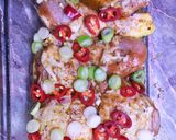 Csípős sült csirke puliszkával recept fázis 3 fotója