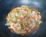 Foto langkah ke 4 dari resep 21.Daging Ayam Tumis Sawi Putih.