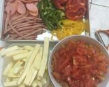 Hình bước làm 4 của món Em chia sẻ cách làm đế bánh pizza
