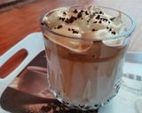 A picture of step 3 of Dalgona Coffee.