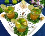 A picture of step 6 of Gondhoraj Lemon Mint Jaggery Mojito.