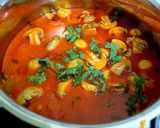 A picture of step 5 of Mushroom Biryani.