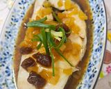 A picture of step 2 of Steamed Cod with Preserved Melon.