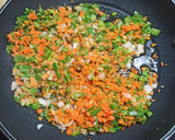 Foto del paso 5 de la receta: Albóndigas con salsa jardinera y arroz