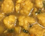 A picture of step 6 of Vegetable dumplings soup 🍜.