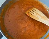 A picture of step 3 of Peanut curry.