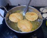 A picture of step 9 of Rajasthani aloo pyaaz kachori.