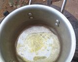 A picture of step 3 of Kunun hulba(fenugreek).