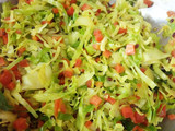 Muttakose Simamullanki Poriyal/ Cabbage Carrot Stir fry