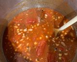 A picture of step 6 of Five bean chilli.