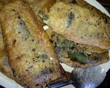 Foto del paso 5 de la receta: Chiles rellenos de salpicón y queso oaxaqueño en caldillo