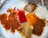 A picture of step 2 of Paneer tikka (dry).