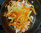 Foto del paso 3 de la receta: Cerdo a la naranja estilo chino con fideos de arroz