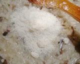 A picture of step 5 of Porcini Mushroom Risotto.