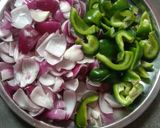 A picture of step 1 of Chilli Potato.