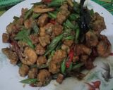 Foto langkah ke 7 dari resep Oseng udang tempe buncis.