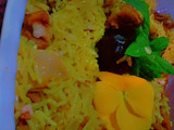 كبسة اللحمة والفطر