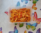 Foto del paso 8 de la receta: Macarrones con calabacín, cebolla y pimiento
