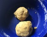 A picture of step 1 of Daal ki triangular puri.