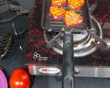 A picture of step 2 of Paneer Kaleji.
