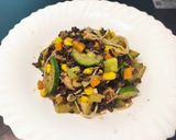Hình bước làm 9 của món Cơm lứt rau củ Eat clean (22k) (314 calories)