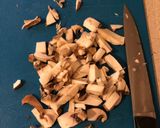 A picture of step 2 of Chicken and mushroom pies.