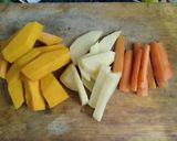 Foto langkah ke 2 dari resep Nasi Bola Udang Kukus - Baby Fingers Food - MPASI 8bulan.