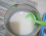 Foto langkah ke 6 dari resep Puding Susu Kedelai Merah Putih.