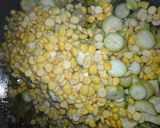 A picture of step 3 of Turai chana dal ki Sabji.