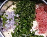 A picture of step 2 of Mutigrain Roti(Thalipeeth).