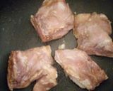 A picture of step 1 of Chicken Mushroom in creamy sauce.