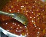 A picture of step 6 of Meethi Keri sabji (sweet raw mango curry).