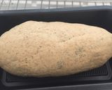 A picture of step 6 of 50:50 multi-seed loaf.
