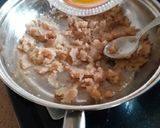 A picture of step 3 of Sooji Halwa.