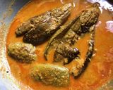 A picture of step 11 of Baingan Curry.