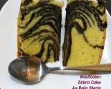 256. Zebra Cake Au Bain Marie langkah memasak 18 foto